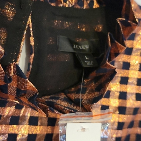 j Crew Sleeveless Ruched High Neck Blouse - Picture 4 of 10